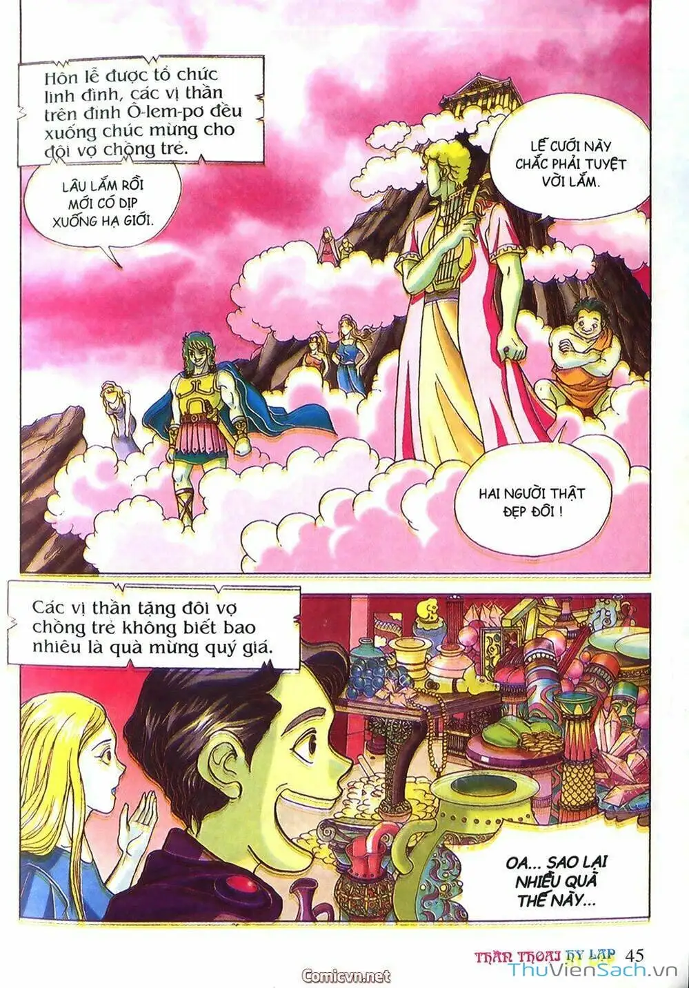 Truyện Tranh Thần Thoại Hy Lạp - Nguồn Gốc Các Vị Thần trang 3