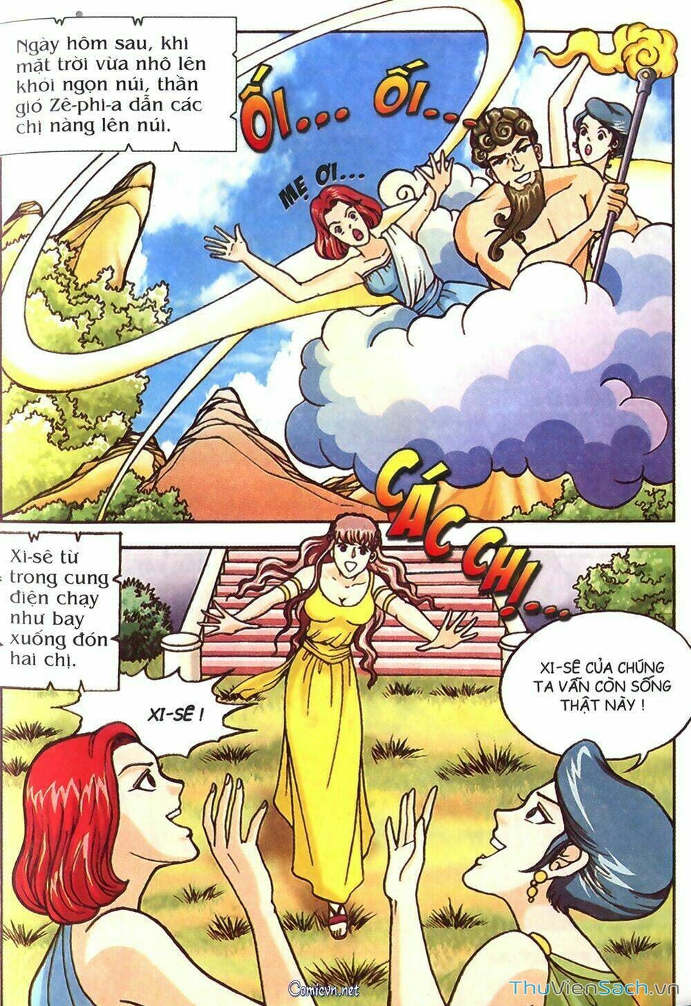 Truyện Tranh Thần Thoại Hy Lạp - Nguồn Gốc Các Vị Thần trang 3