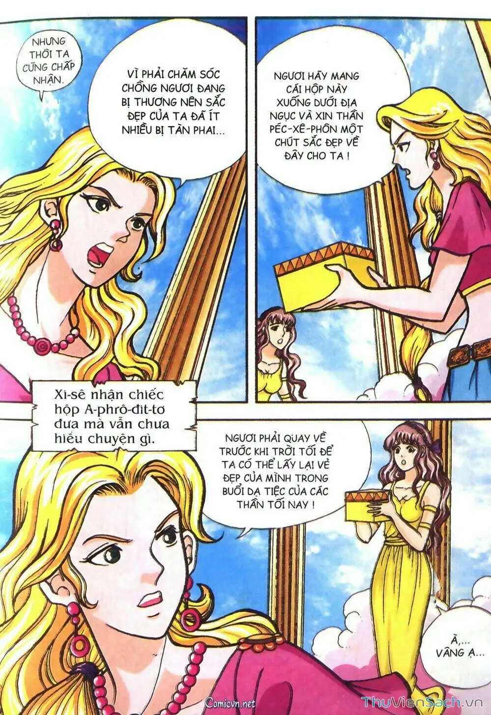 Truyện Tranh Thần Thoại Hy Lạp - Nguồn Gốc Các Vị Thần trang 3