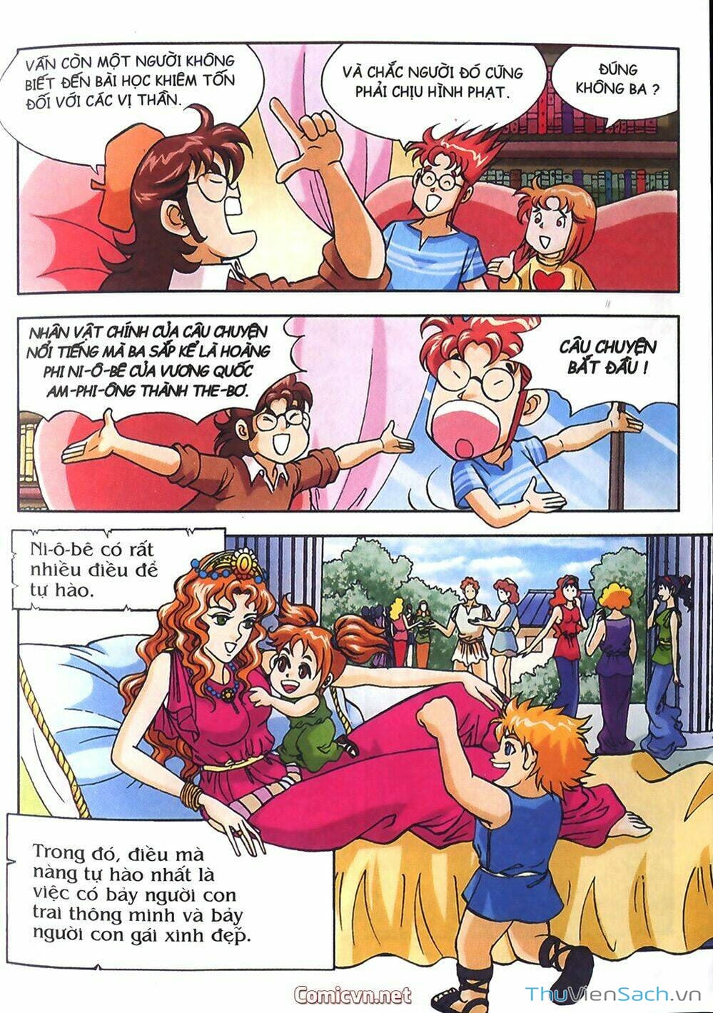 Truyện Tranh Thần Thoại Hy Lạp - Nguồn Gốc Các Vị Thần trang 3