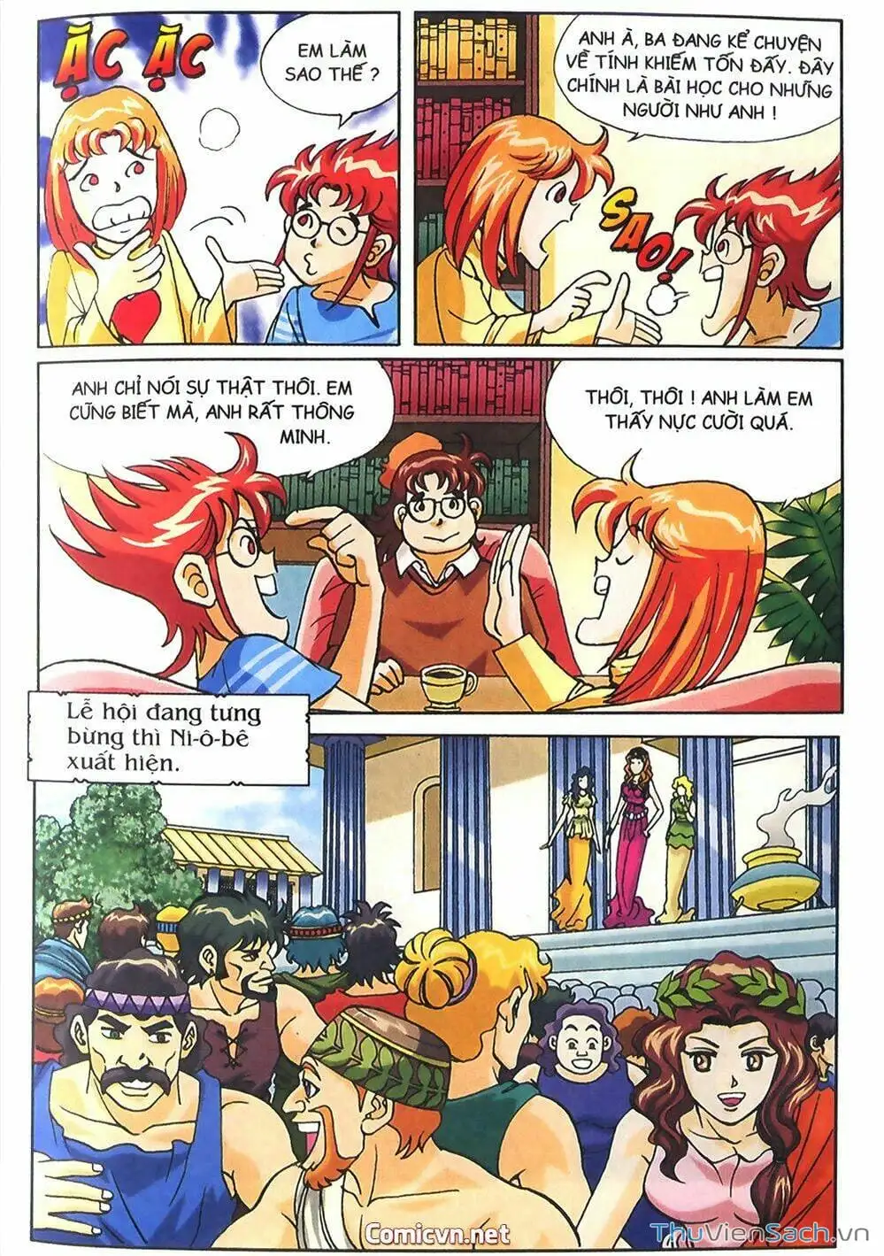 Truyện Tranh Thần Thoại Hy Lạp - Nguồn Gốc Các Vị Thần trang 3