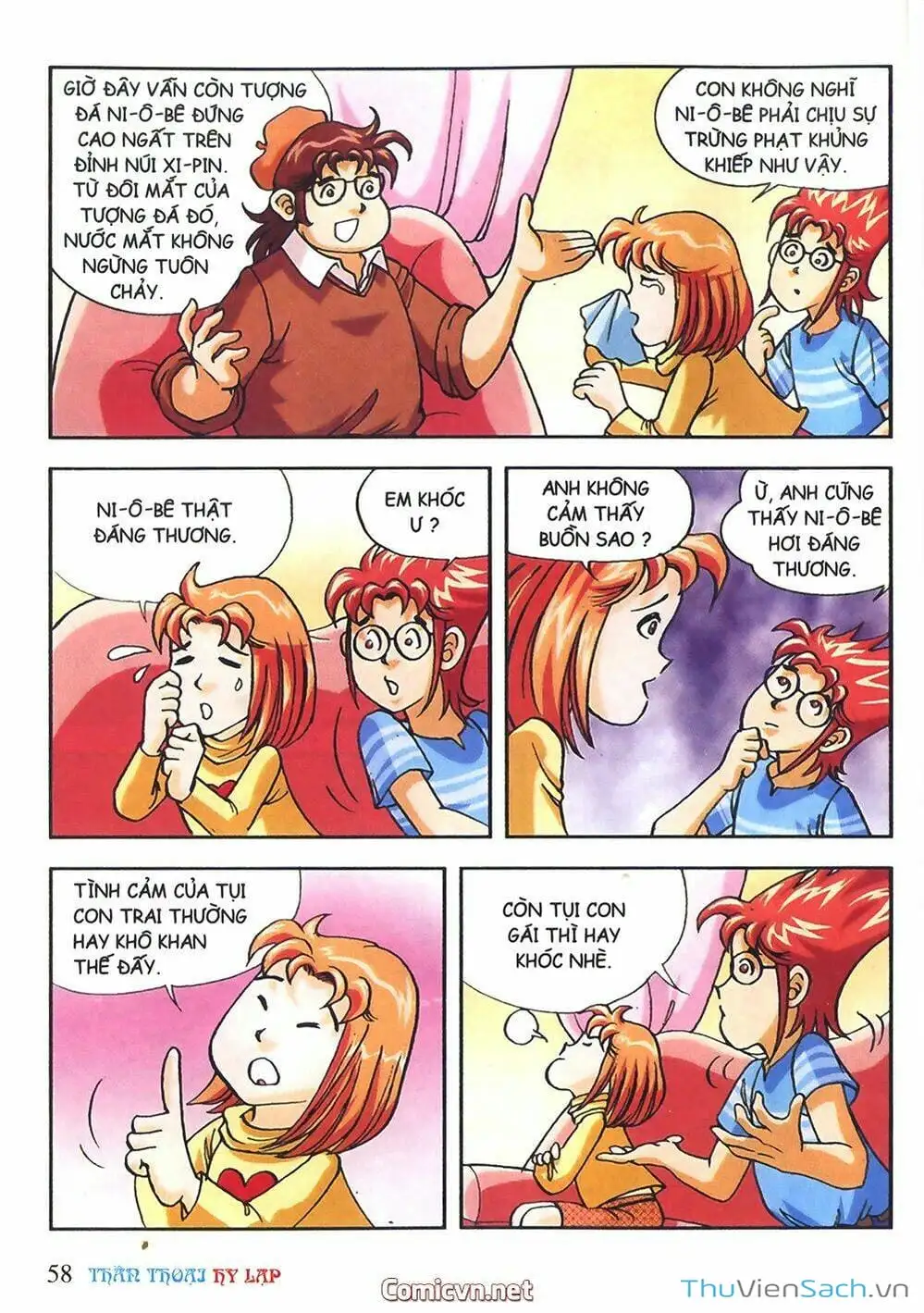 Truyện Tranh Thần Thoại Hy Lạp - Nguồn Gốc Các Vị Thần trang 3