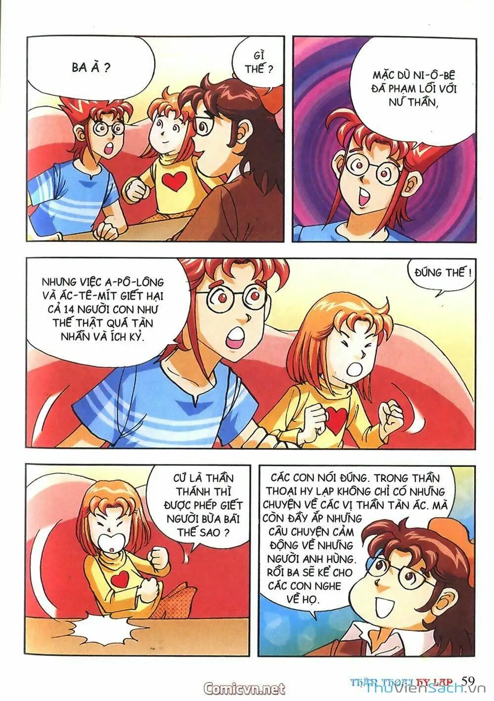 Truyện Tranh Thần Thoại Hy Lạp - Nguồn Gốc Các Vị Thần trang 3