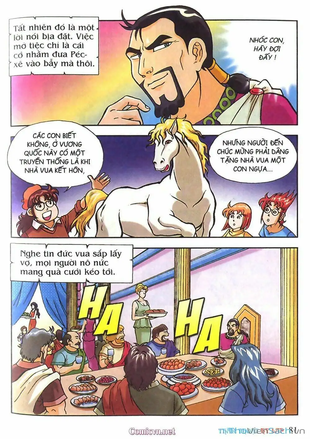 Truyện Tranh Thần Thoại Hy Lạp - Nguồn Gốc Các Vị Thần trang 3