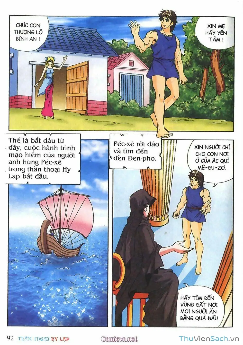 Truyện Tranh Thần Thoại Hy Lạp - Nguồn Gốc Các Vị Thần trang 3