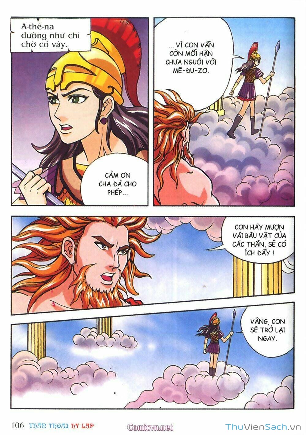 Truyện Tranh Thần Thoại Hy Lạp - Nguồn Gốc Các Vị Thần trang 3