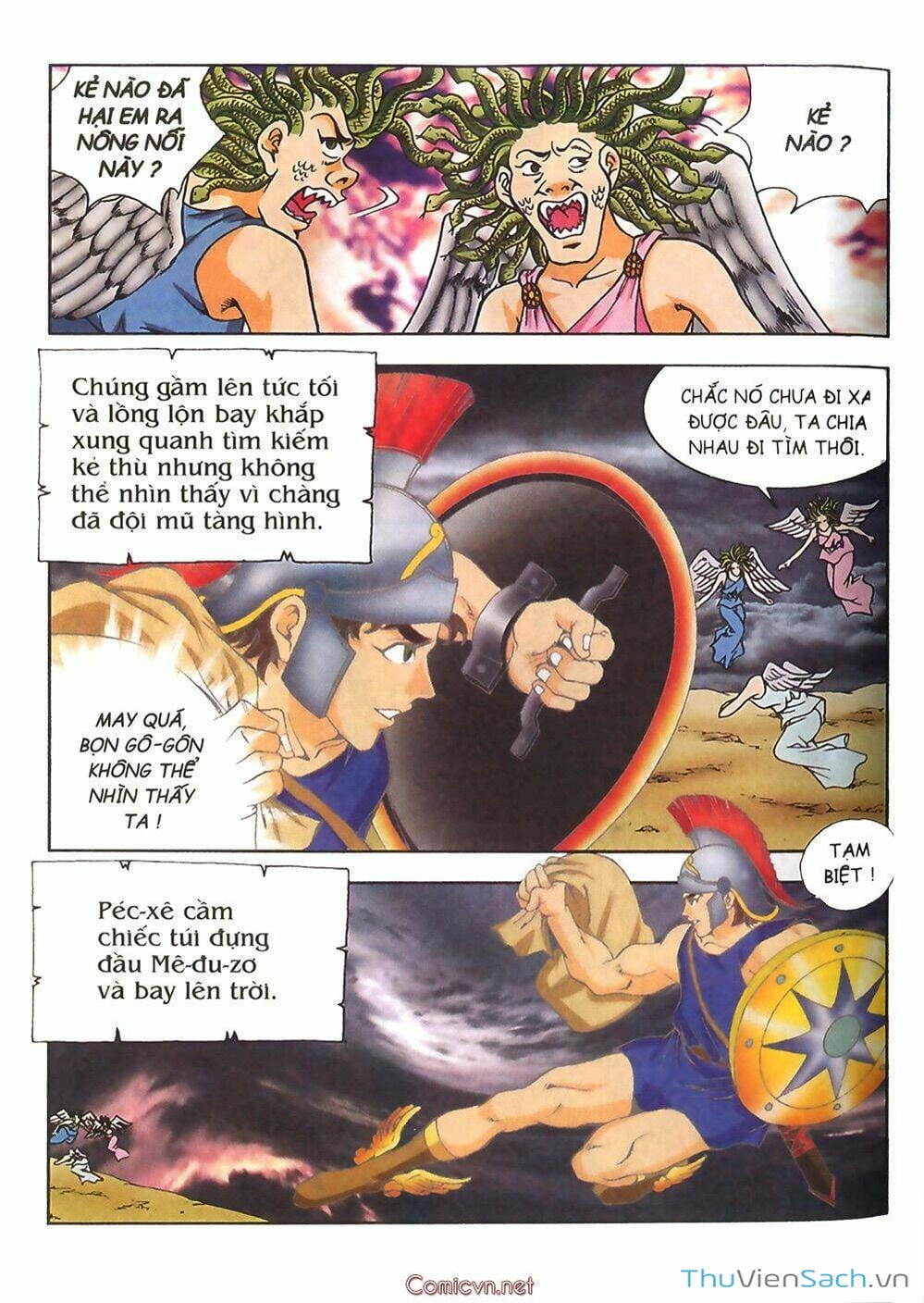 Truyện Tranh Thần Thoại Hy Lạp - Nguồn Gốc Các Vị Thần trang 3