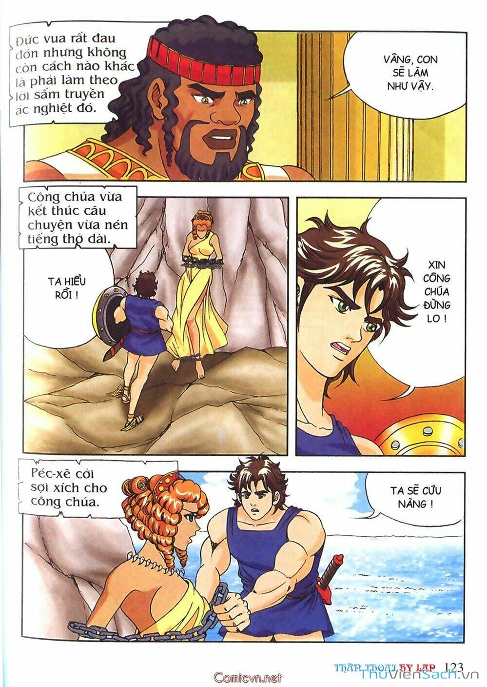 Truyện Tranh Thần Thoại Hy Lạp - Nguồn Gốc Các Vị Thần trang 3