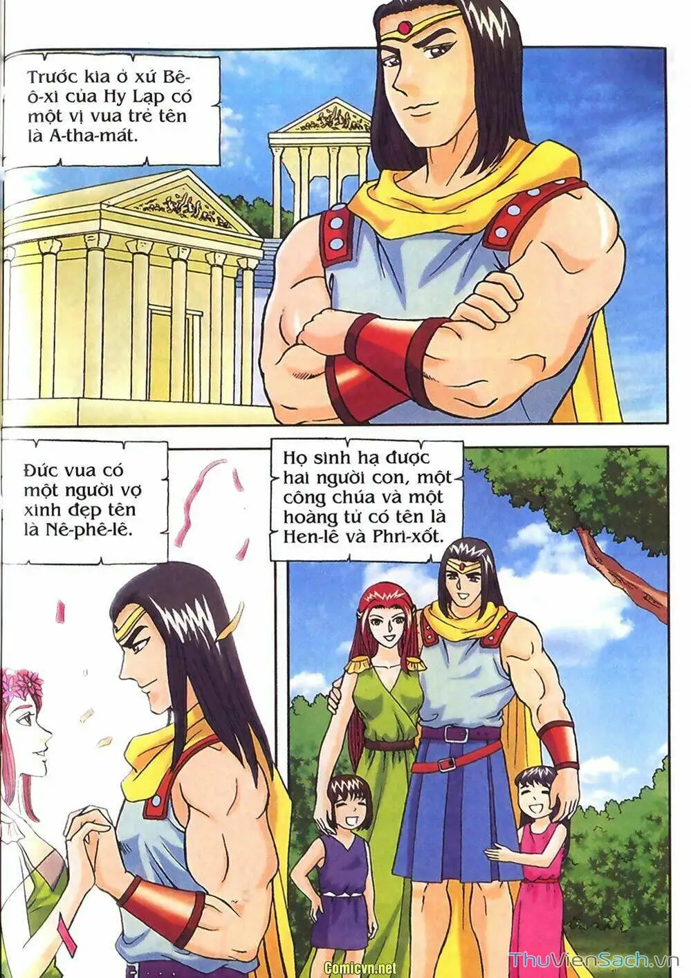 Truyện Tranh Thần Thoại Hy Lạp - Nguồn Gốc Các Vị Thần trang 3