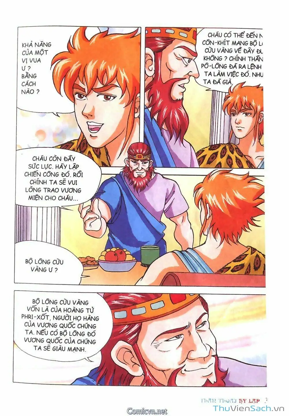 Truyện Tranh Thần Thoại Hy Lạp - Nguồn Gốc Các Vị Thần trang 3