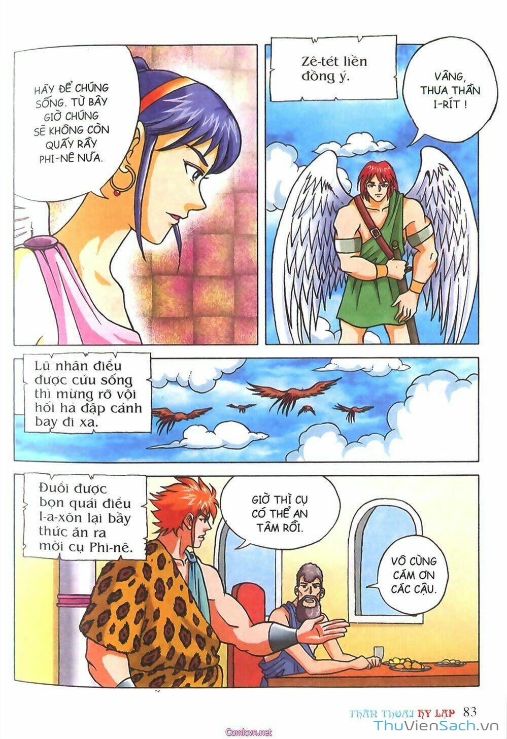 Truyện Tranh Thần Thoại Hy Lạp - Nguồn Gốc Các Vị Thần trang 3