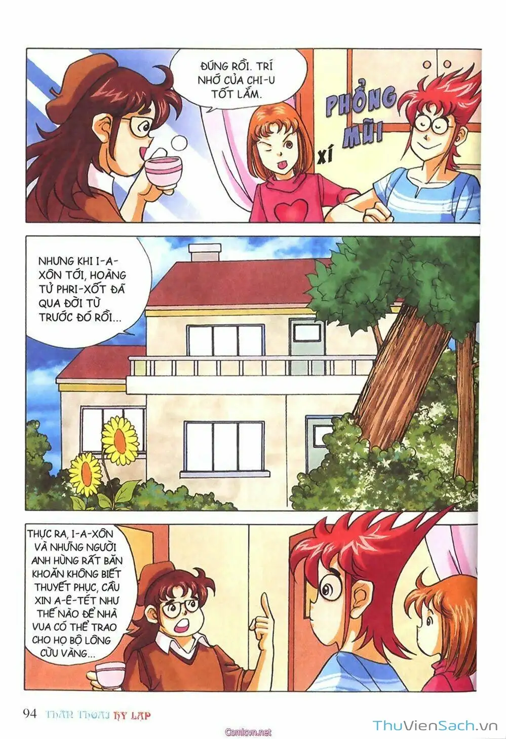 Truyện Tranh Thần Thoại Hy Lạp - Nguồn Gốc Các Vị Thần trang 3