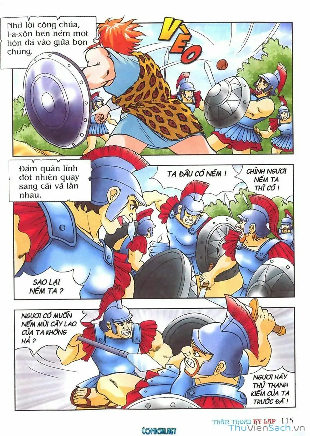 Truyện Tranh Thần Thoại Hy Lạp - Nguồn Gốc Các Vị Thần trang 3