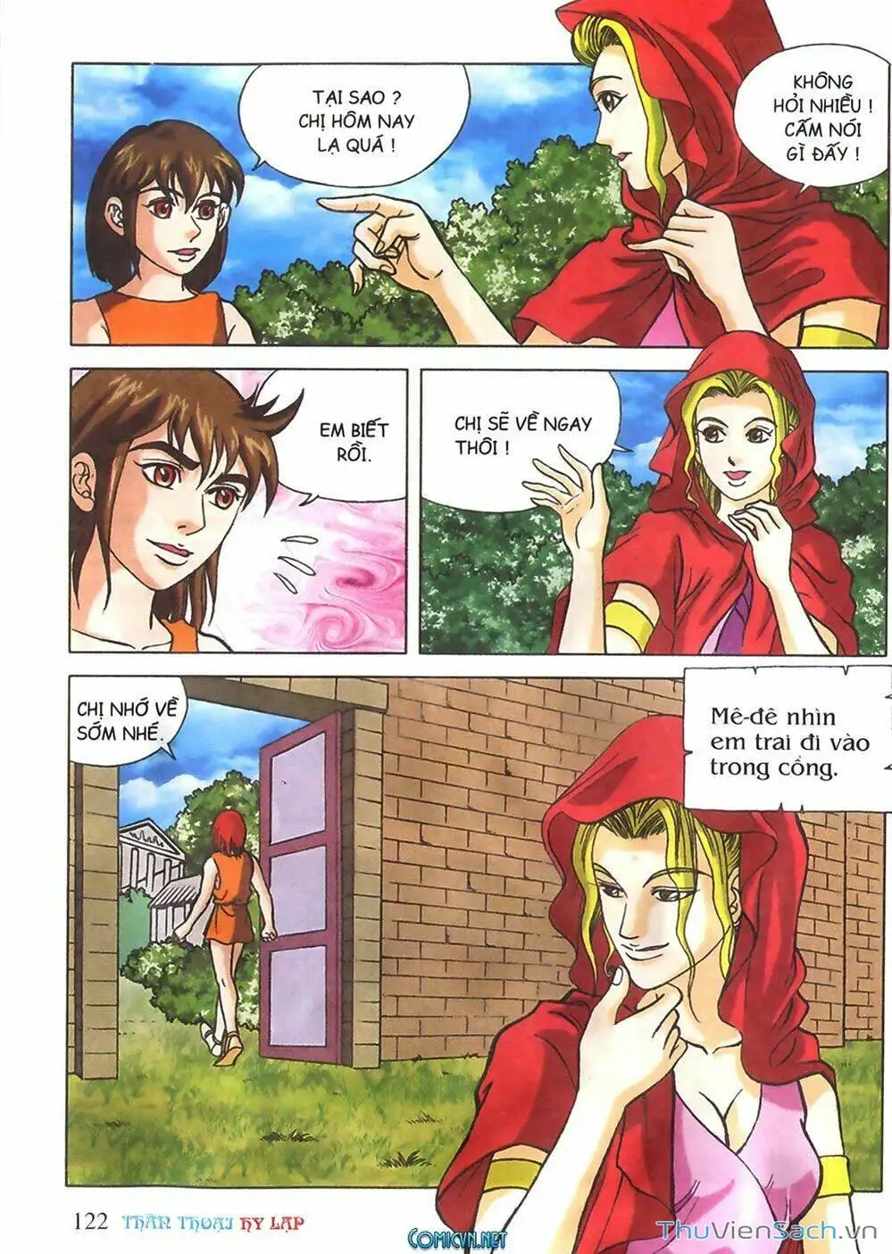 Truyện Tranh Thần Thoại Hy Lạp - Nguồn Gốc Các Vị Thần trang 3