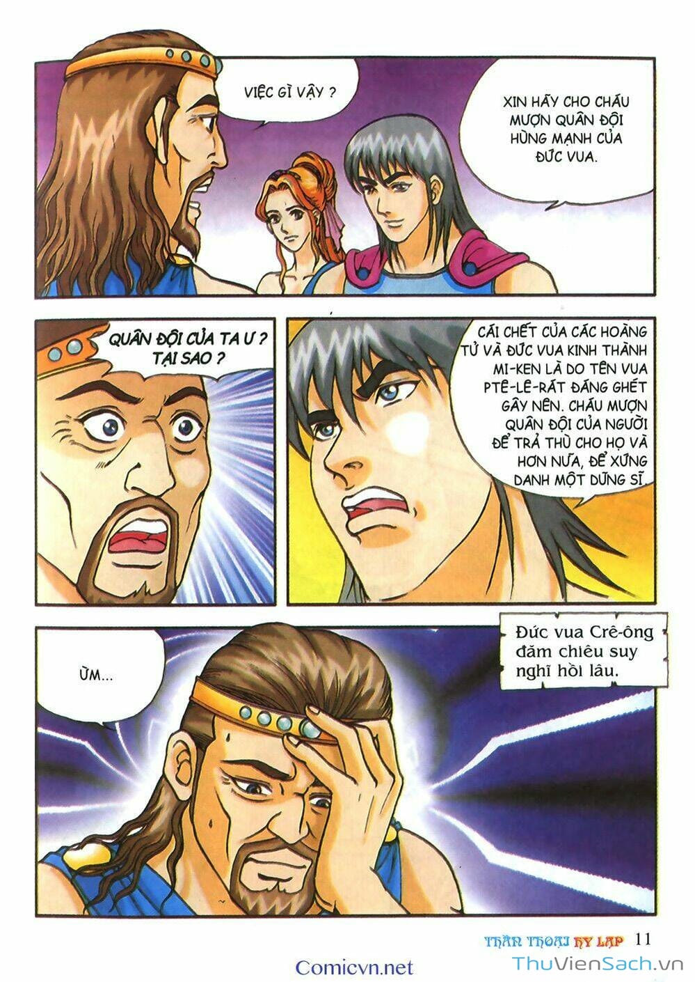 Truyện Tranh Thần Thoại Hy Lạp - Nguồn Gốc Các Vị Thần trang 3