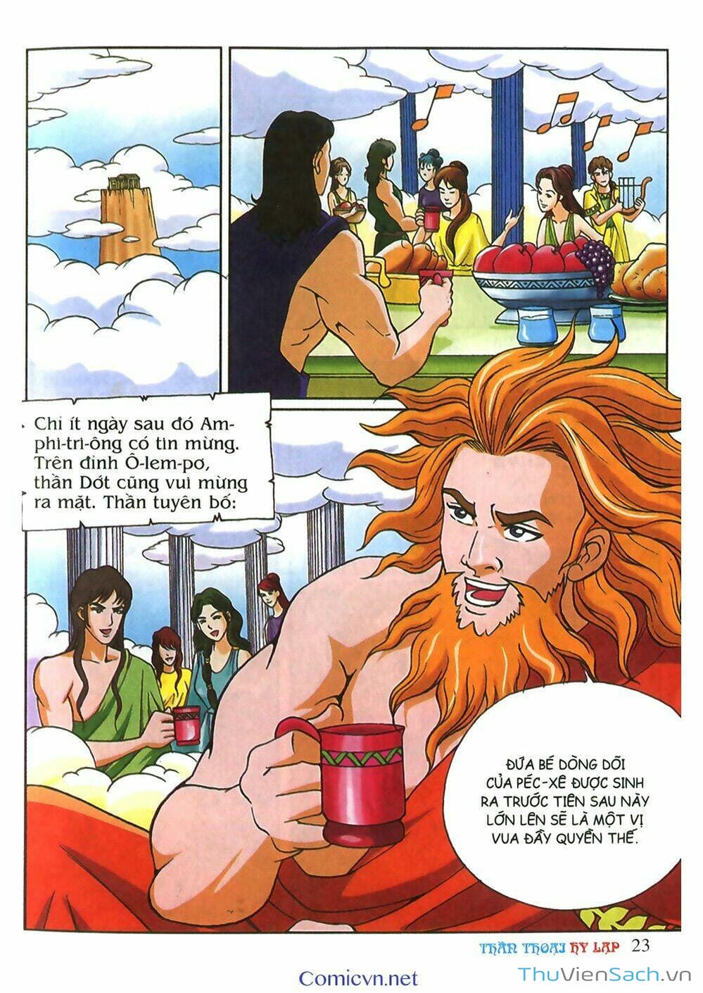 Truyện Tranh Thần Thoại Hy Lạp - Nguồn Gốc Các Vị Thần trang 3