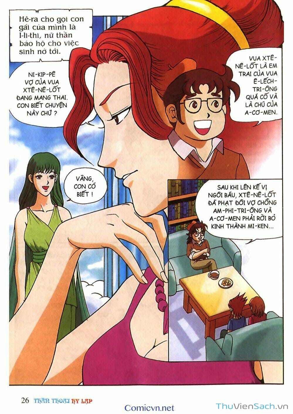 Truyện Tranh Thần Thoại Hy Lạp - Nguồn Gốc Các Vị Thần trang 3