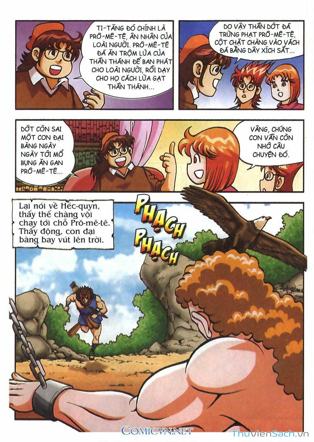 Truyện Tranh Thần Thoại Hy Lạp - Nguồn Gốc Các Vị Thần trang 3