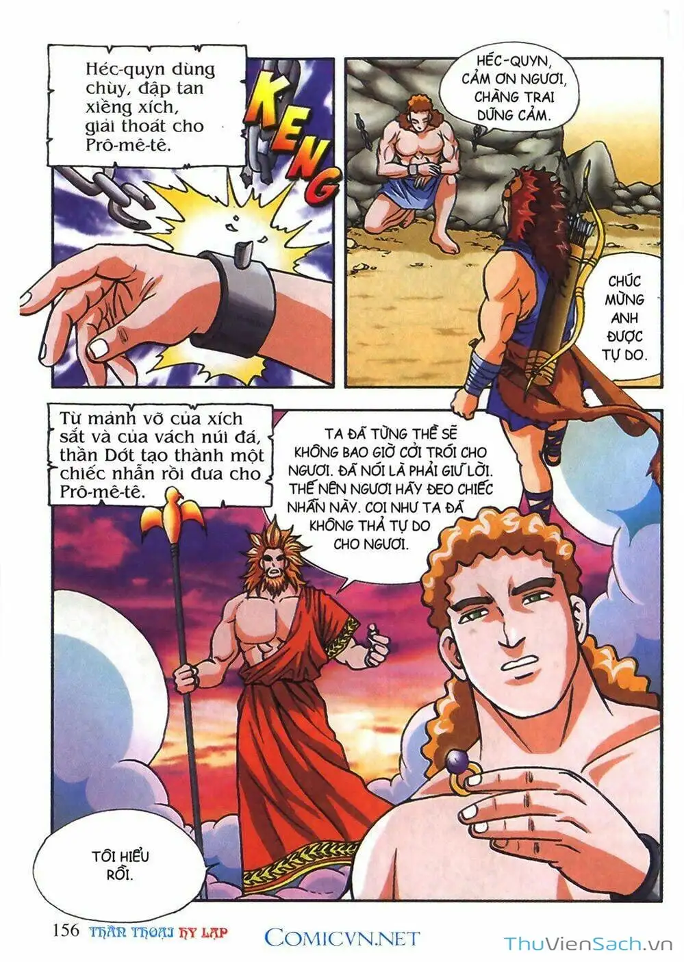 Truyện Tranh Thần Thoại Hy Lạp - Nguồn Gốc Các Vị Thần trang 3