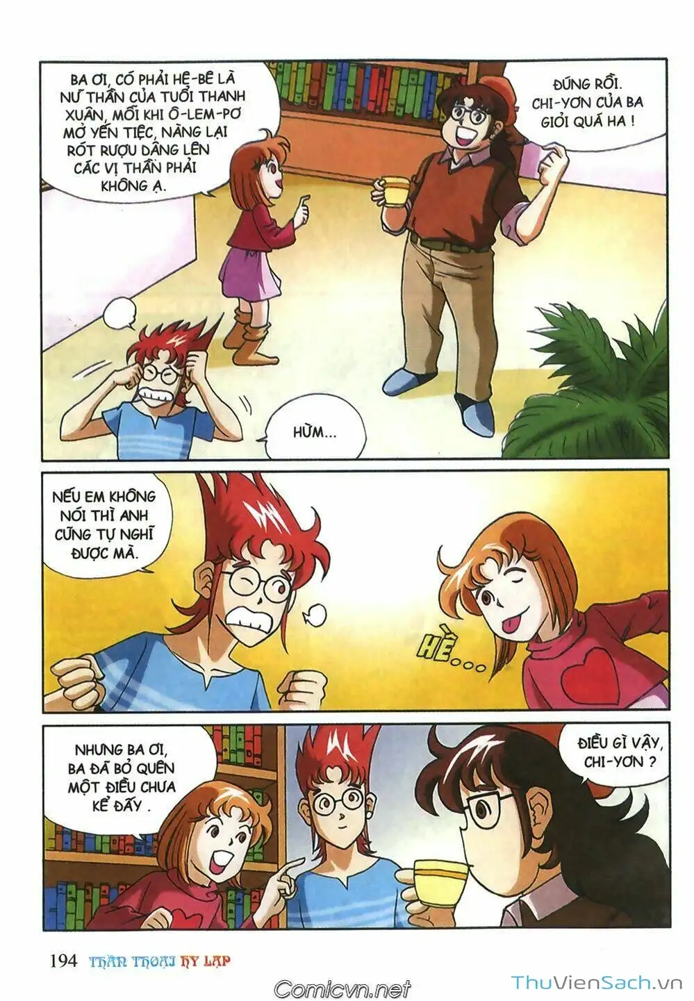 Truyện Tranh Thần Thoại Hy Lạp - Nguồn Gốc Các Vị Thần trang 3