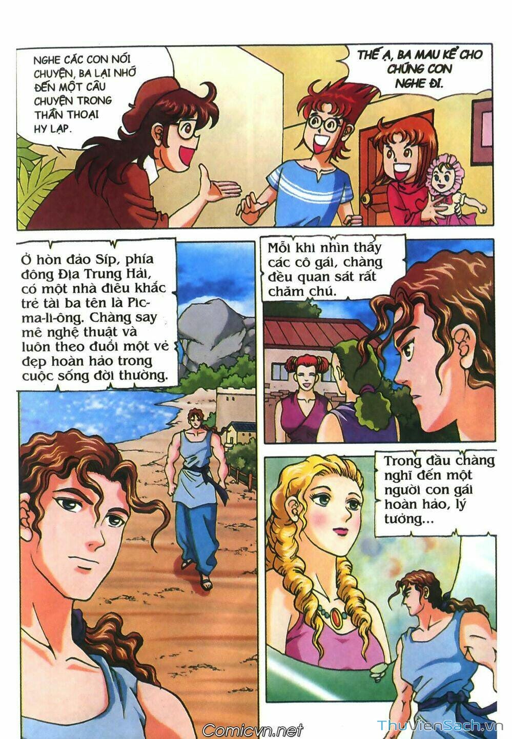 Truyện Tranh Thần Thoại Hy Lạp - Nguồn Gốc Các Vị Thần trang 3