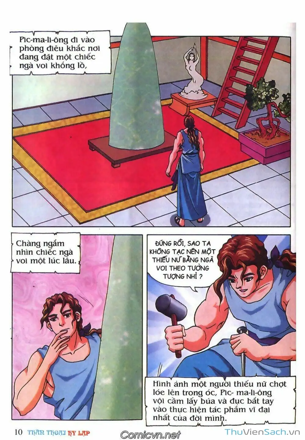 Truyện Tranh Thần Thoại Hy Lạp - Nguồn Gốc Các Vị Thần trang 3