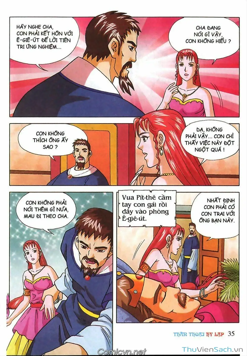 Truyện Tranh Thần Thoại Hy Lạp - Nguồn Gốc Các Vị Thần trang 3