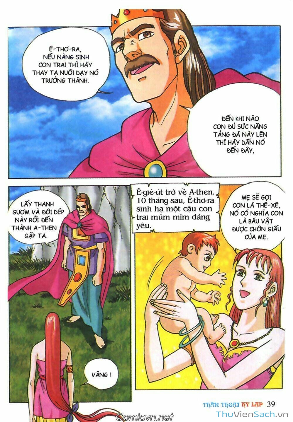 Truyện Tranh Thần Thoại Hy Lạp - Nguồn Gốc Các Vị Thần trang 3