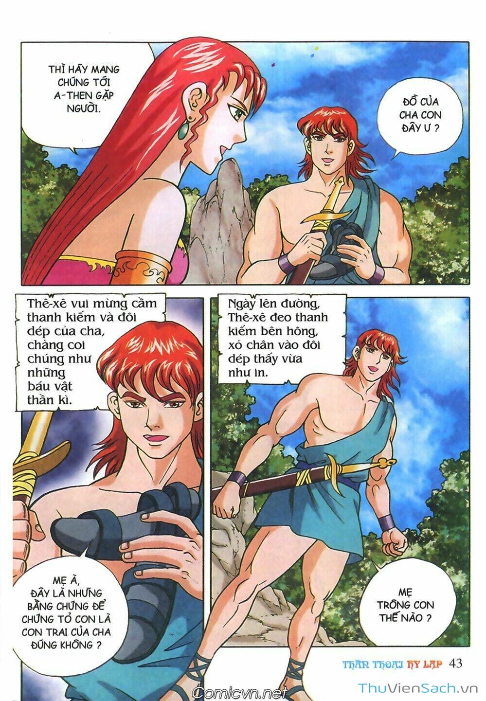 Truyện Tranh Thần Thoại Hy Lạp - Nguồn Gốc Các Vị Thần trang 3