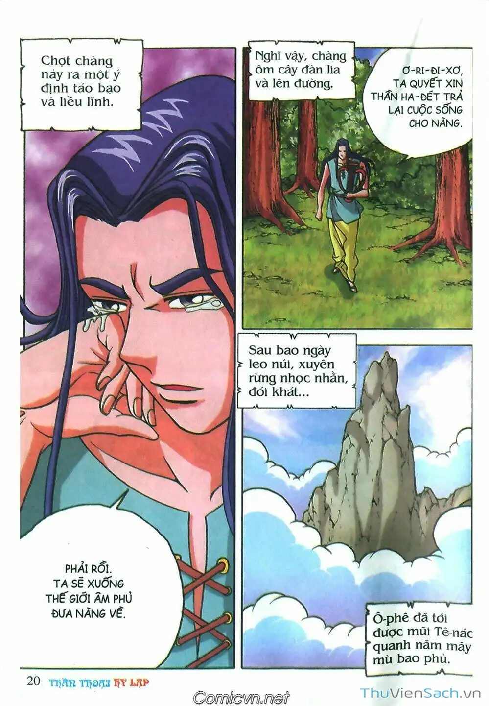 Truyện Tranh Thần Thoại Hy Lạp - Nguồn Gốc Các Vị Thần trang 3