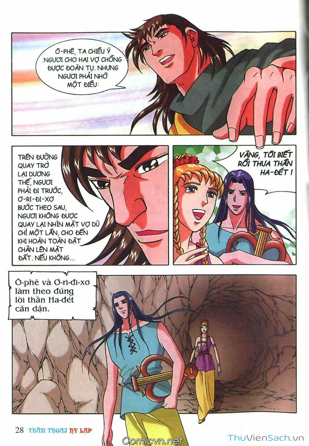 Truyện Tranh Thần Thoại Hy Lạp - Nguồn Gốc Các Vị Thần trang 3