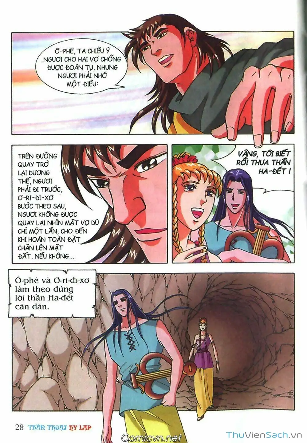 Truyện Tranh Thần Thoại Hy Lạp - Nguồn Gốc Các Vị Thần trang 3