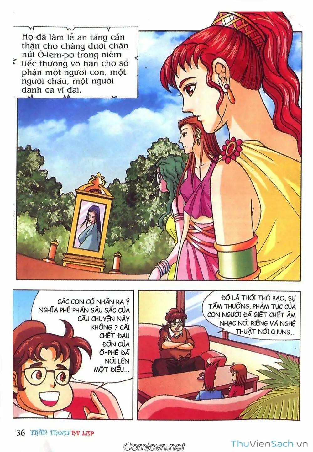 Truyện Tranh Thần Thoại Hy Lạp - Nguồn Gốc Các Vị Thần trang 3