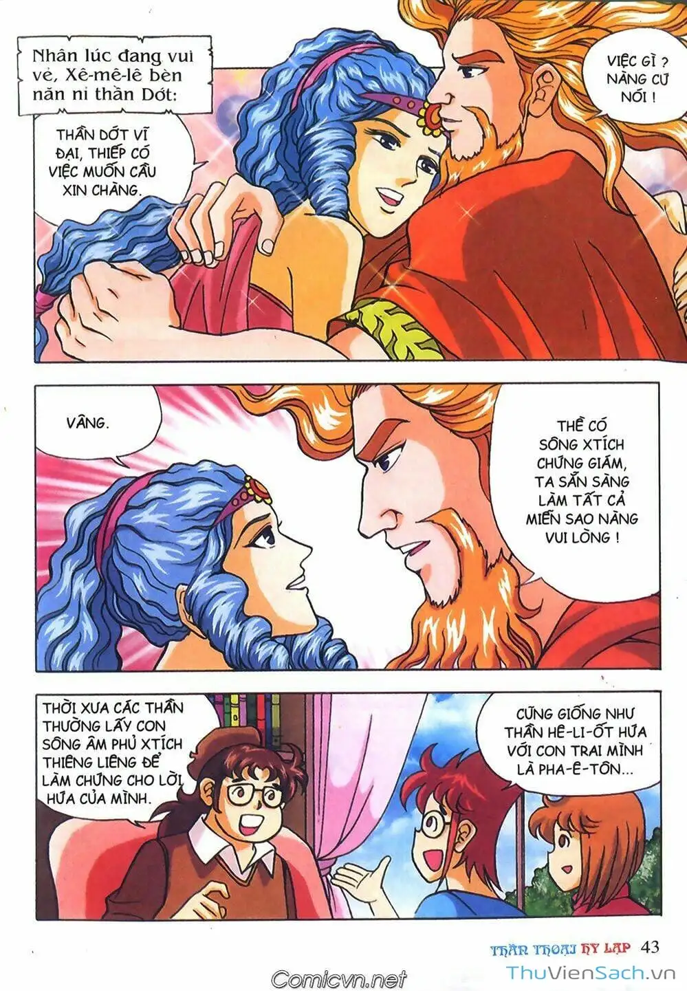 Truyện Tranh Thần Thoại Hy Lạp - Nguồn Gốc Các Vị Thần trang 3