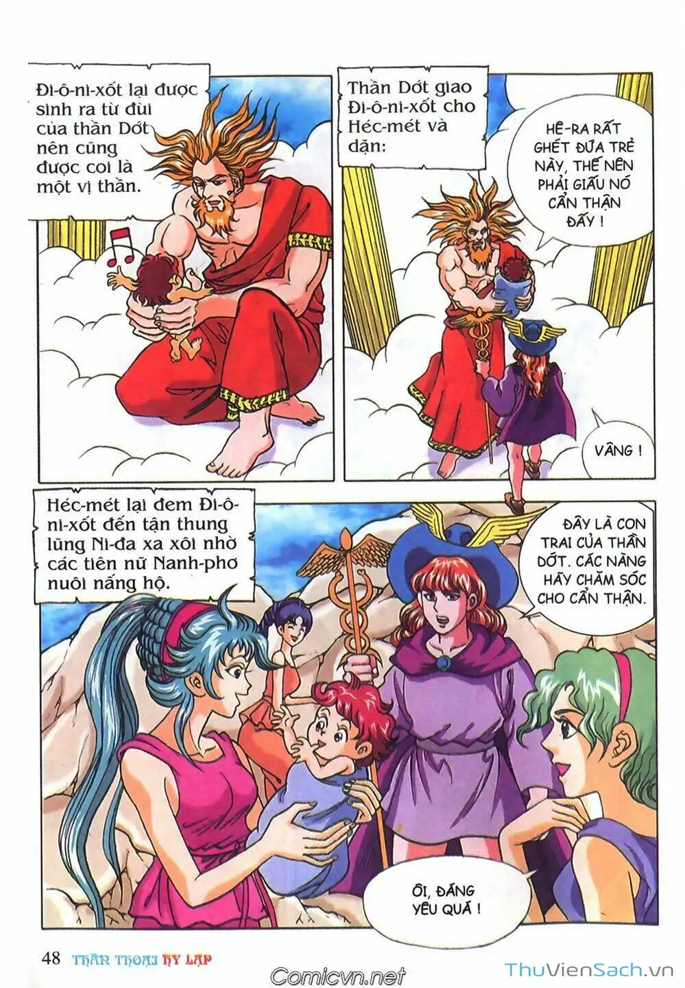 Truyện Tranh Thần Thoại Hy Lạp - Nguồn Gốc Các Vị Thần trang 3