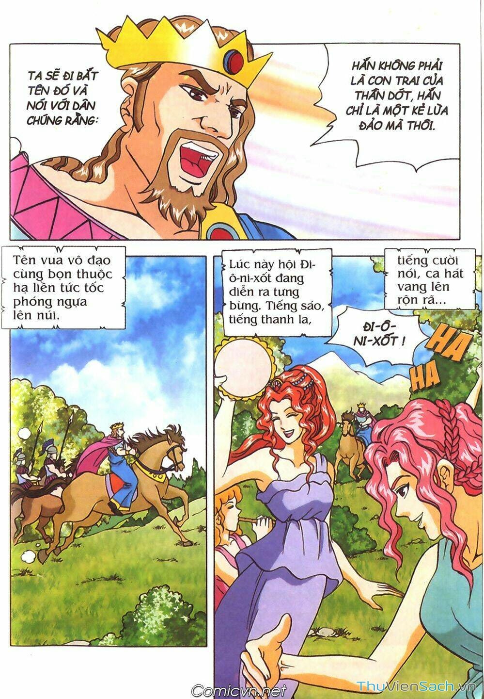 Truyện Tranh Thần Thoại Hy Lạp - Nguồn Gốc Các Vị Thần trang 3