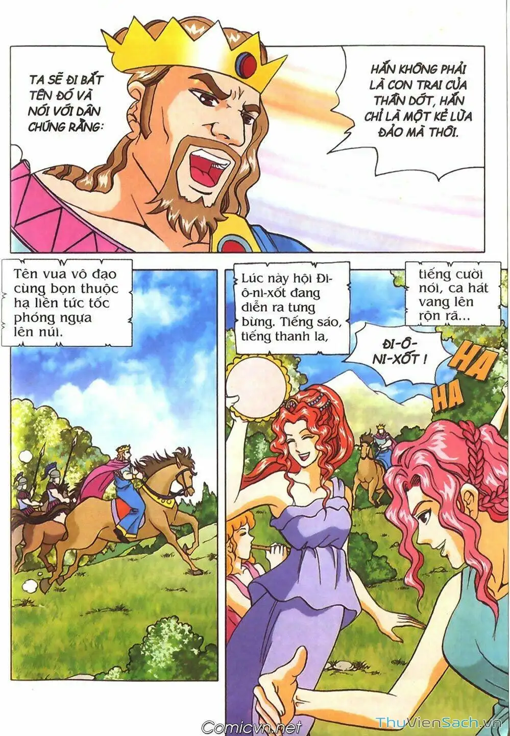 Truyện Tranh Thần Thoại Hy Lạp - Nguồn Gốc Các Vị Thần trang 3