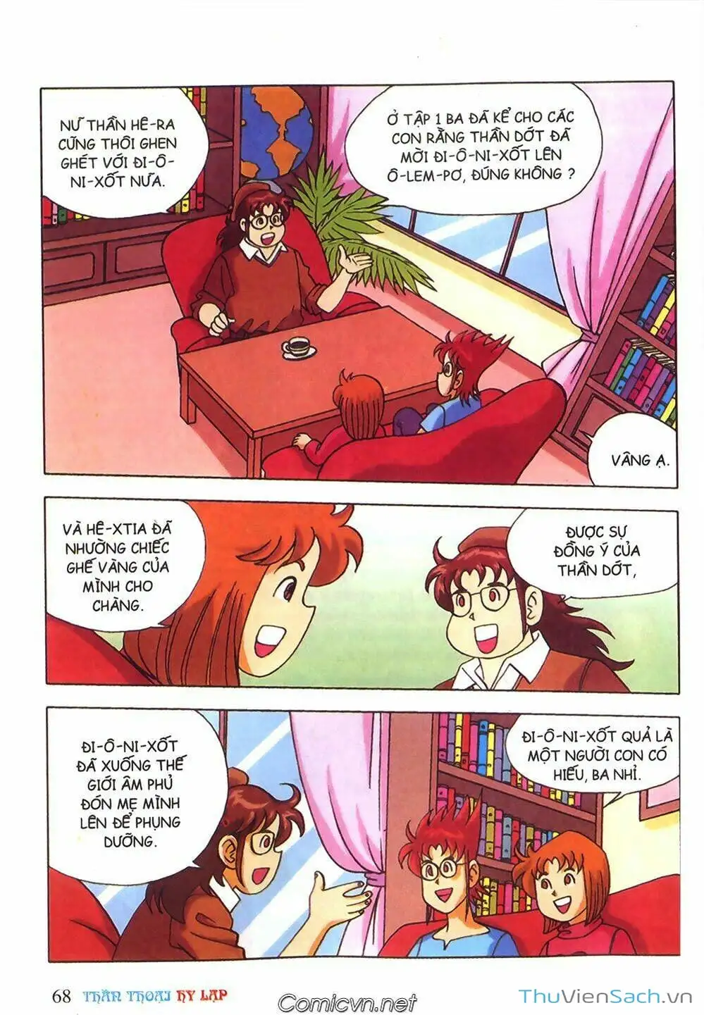 Truyện Tranh Thần Thoại Hy Lạp - Nguồn Gốc Các Vị Thần trang 3