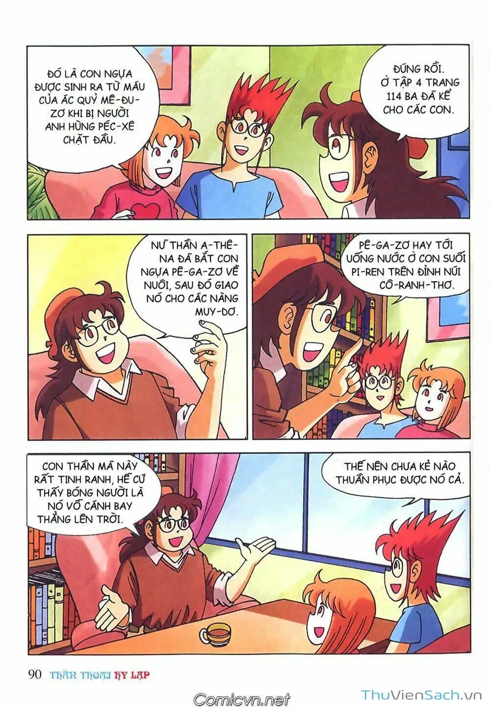 Truyện Tranh Thần Thoại Hy Lạp - Nguồn Gốc Các Vị Thần trang 3