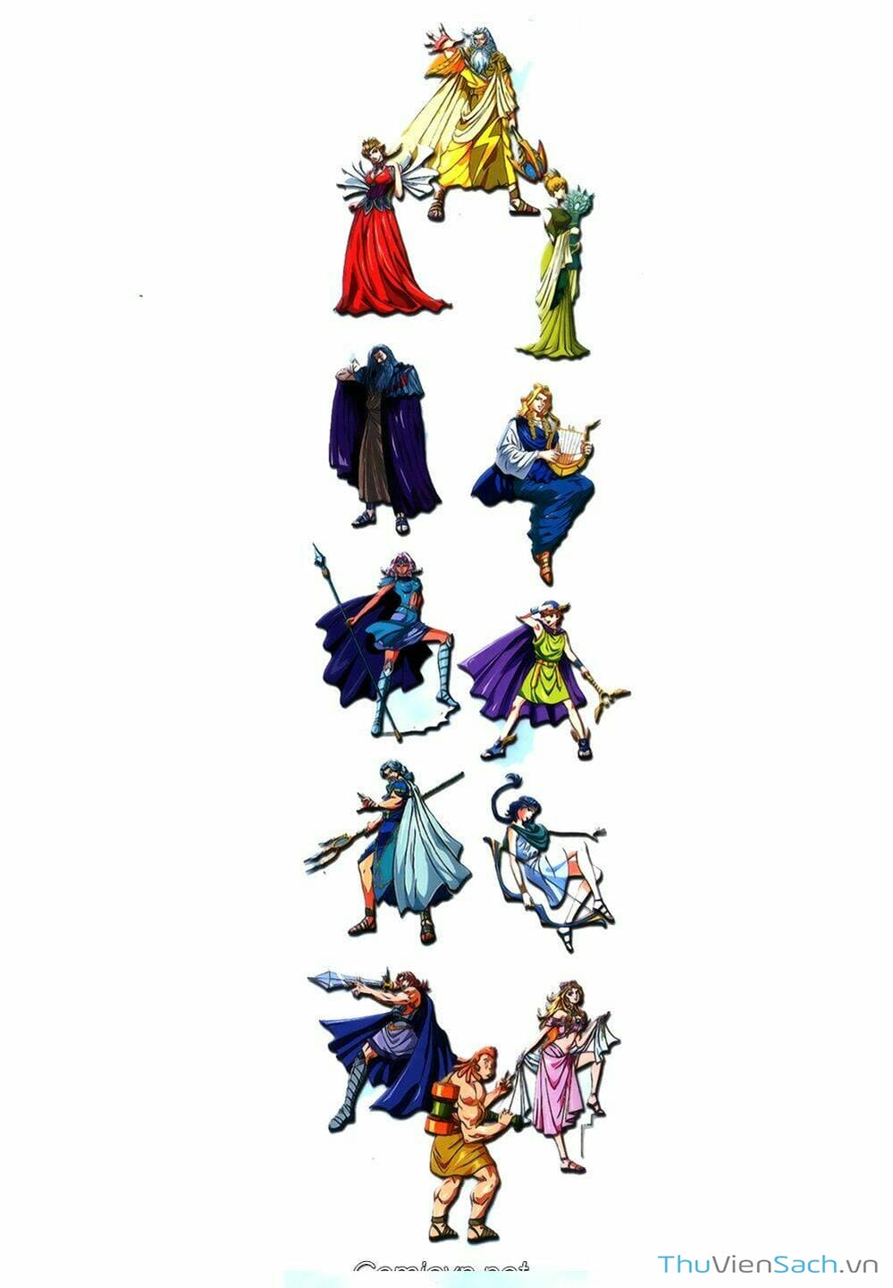 Truyện Tranh Thần Thoại Hy Lạp - Nguồn Gốc Các Vị Thần trang 3