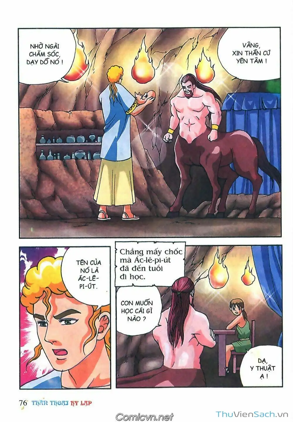 Truyện Tranh Thần Thoại Hy Lạp - Nguồn Gốc Các Vị Thần trang 3