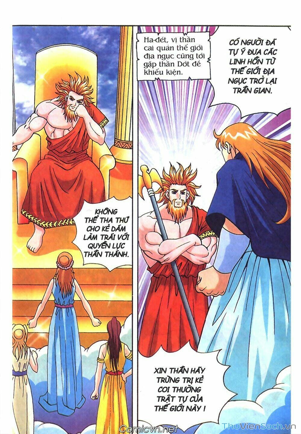 Truyện Tranh Thần Thoại Hy Lạp - Nguồn Gốc Các Vị Thần trang 3