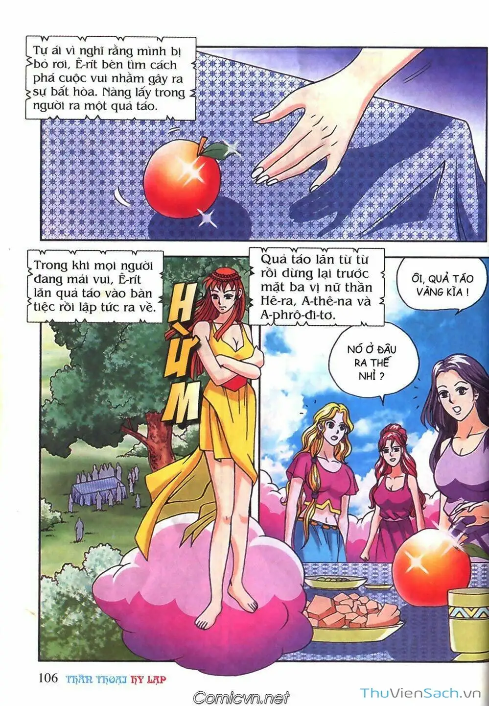 Truyện Tranh Thần Thoại Hy Lạp - Nguồn Gốc Các Vị Thần trang 3