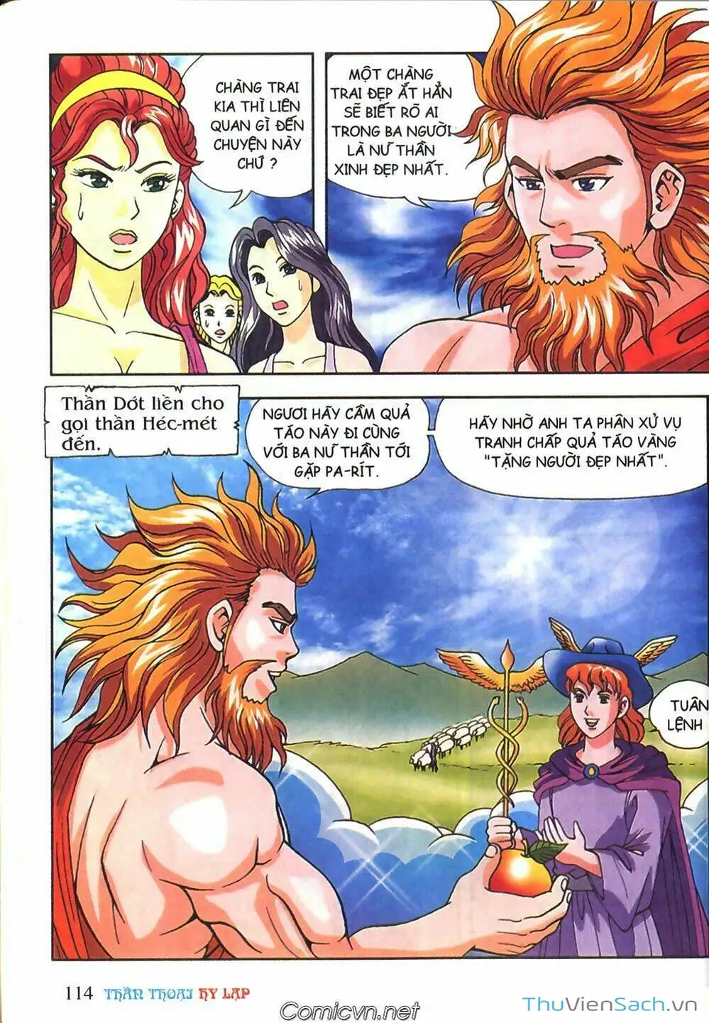 Truyện Tranh Thần Thoại Hy Lạp - Nguồn Gốc Các Vị Thần trang 3