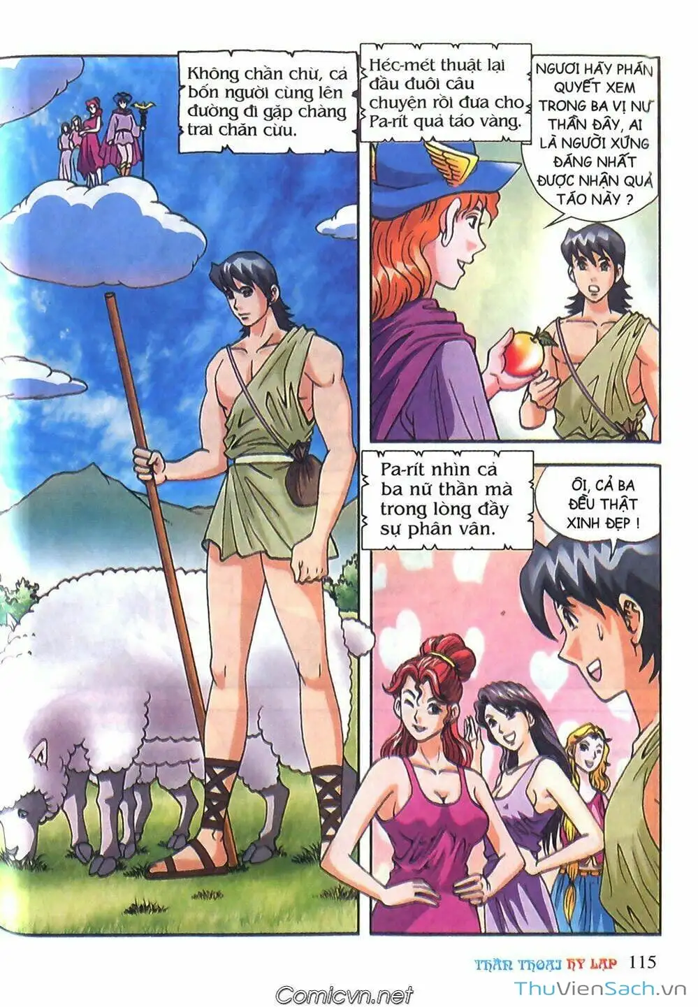 Truyện Tranh Thần Thoại Hy Lạp - Nguồn Gốc Các Vị Thần trang 3
