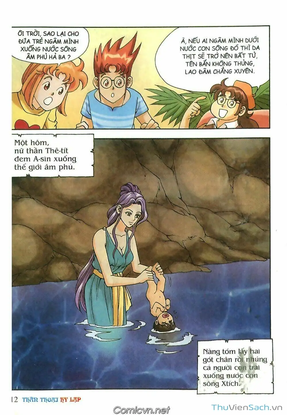 Truyện Tranh Thần Thoại Hy Lạp - Nguồn Gốc Các Vị Thần trang 3