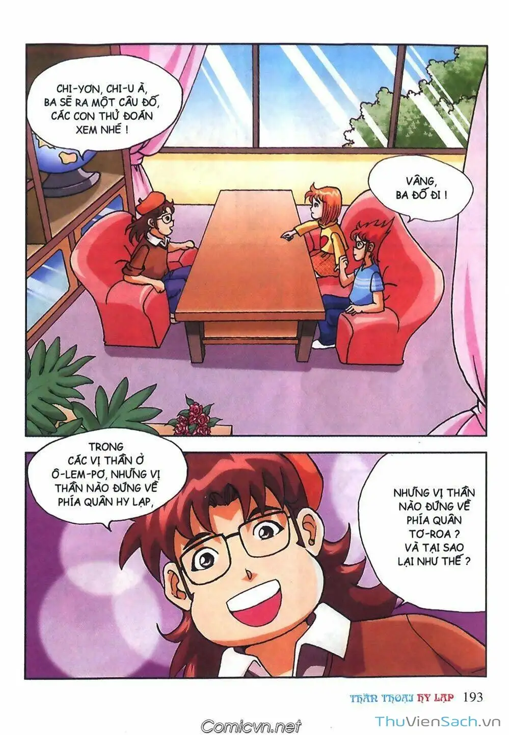 Truyện Tranh Thần Thoại Hy Lạp - Nguồn Gốc Các Vị Thần trang 3