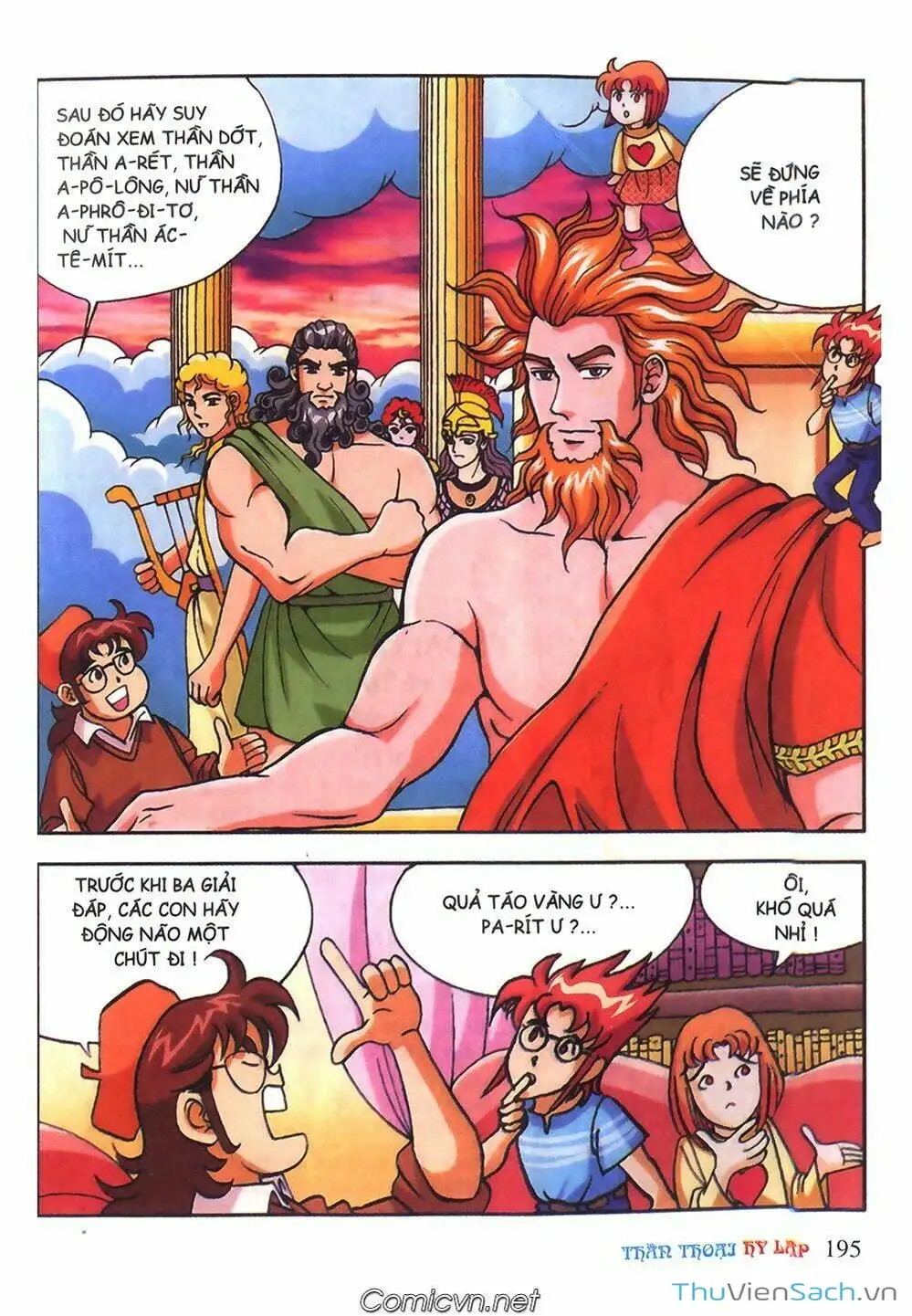 Truyện Tranh Thần Thoại Hy Lạp - Nguồn Gốc Các Vị Thần trang 3