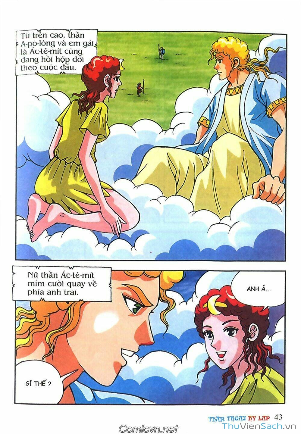 Truyện Tranh Thần Thoại Hy Lạp - Nguồn Gốc Các Vị Thần trang 3