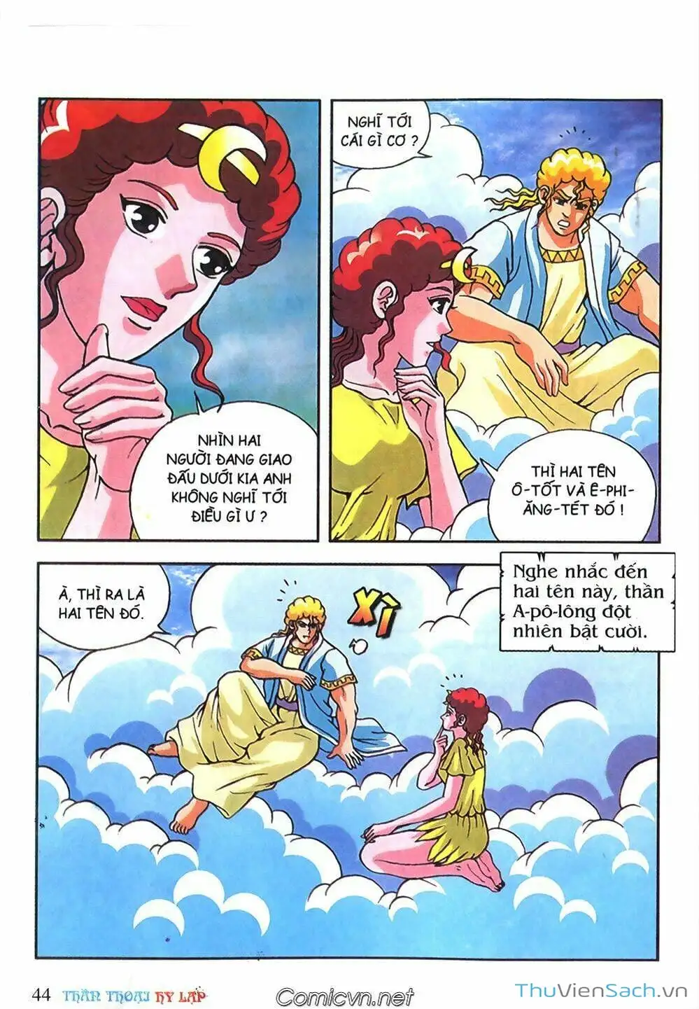 Truyện Tranh Thần Thoại Hy Lạp - Nguồn Gốc Các Vị Thần trang 3